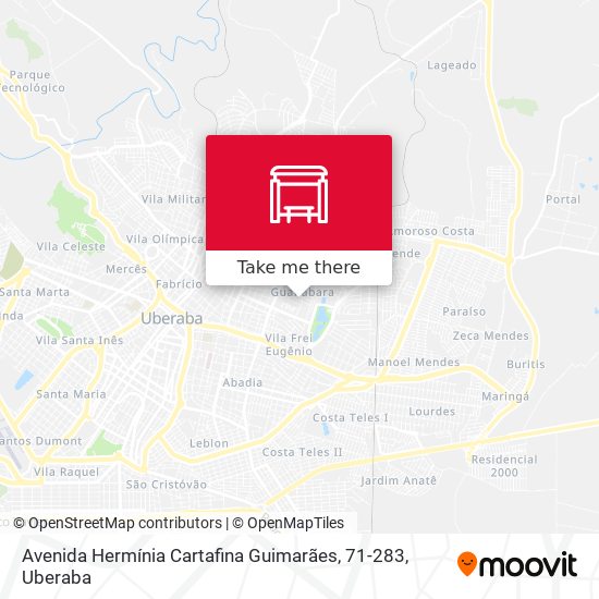 Avenida Hermínia Cartafina Guimarães, 71-283 map