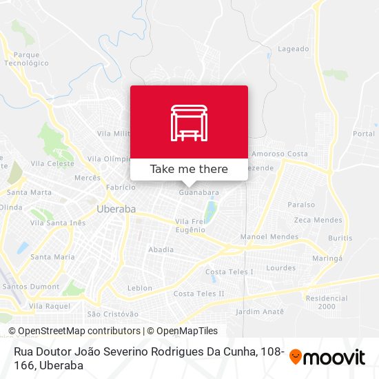 Mapa Rua Doutor João Severino Rodrigues Da Cunha, 108-166