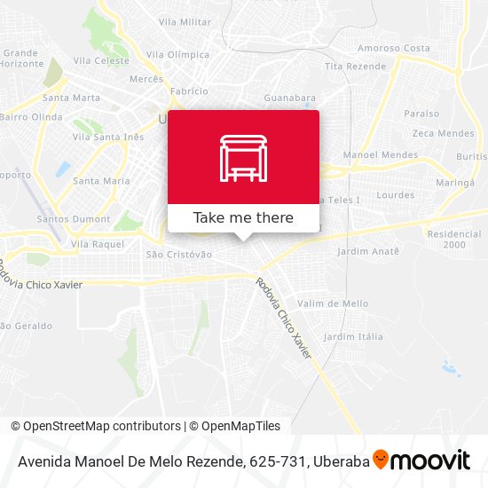 Avenida Manoel De Melo Rezende, 625-731 map