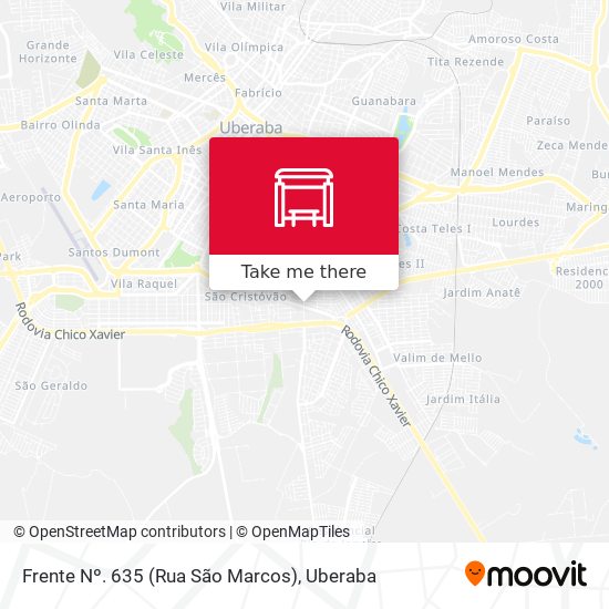 Frente Nº. 635 (Rua São Marcos) map