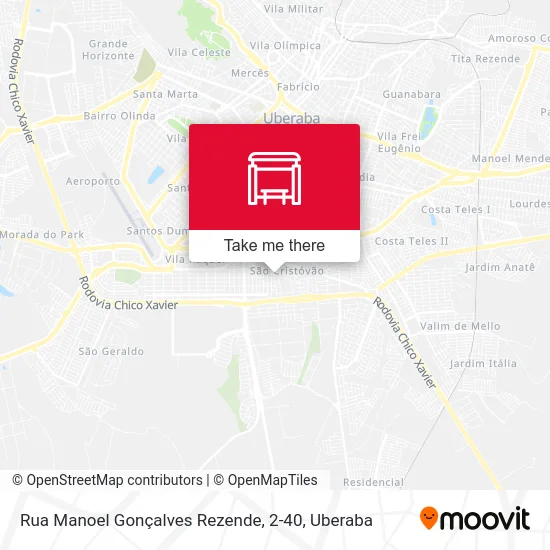 Rua Manoel Gonçalves Rezende, 2-40 map