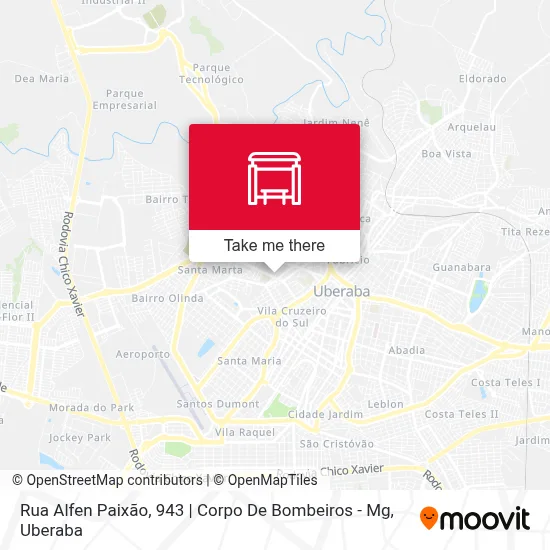 Rua Alfen Paixão, 943 | Corpo De Bombeiros - Mg map