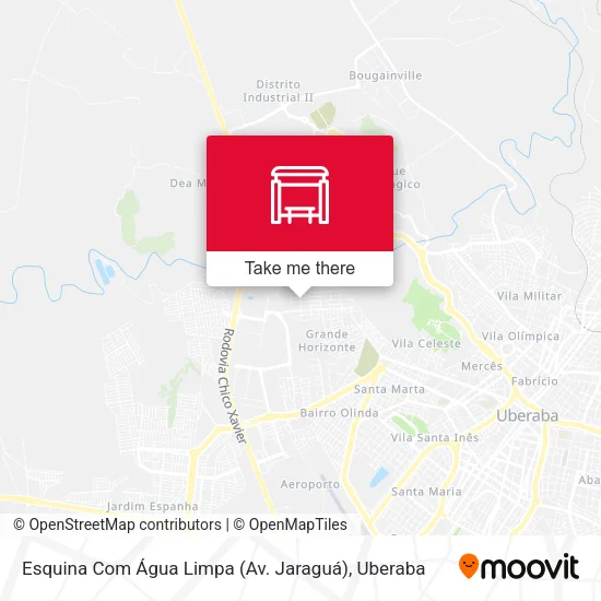 Esquina Com Água Limpa (Av. Jaraguá) map