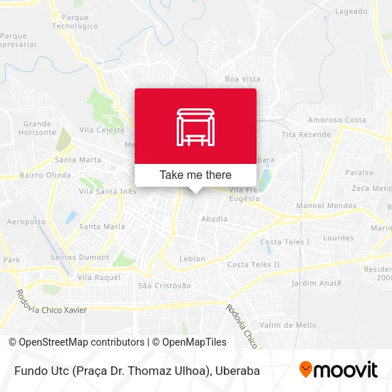 Fundo Utc (Praça Dr. Thomaz Ulhoa) map