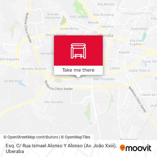 Esq. C/ Rua Ismael Alonso Y Alonso (Av. João Xxiii) map