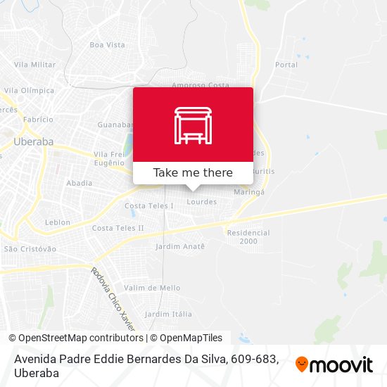 Mapa Avenida Padre Eddie Bernardes Da Silva, 609-683