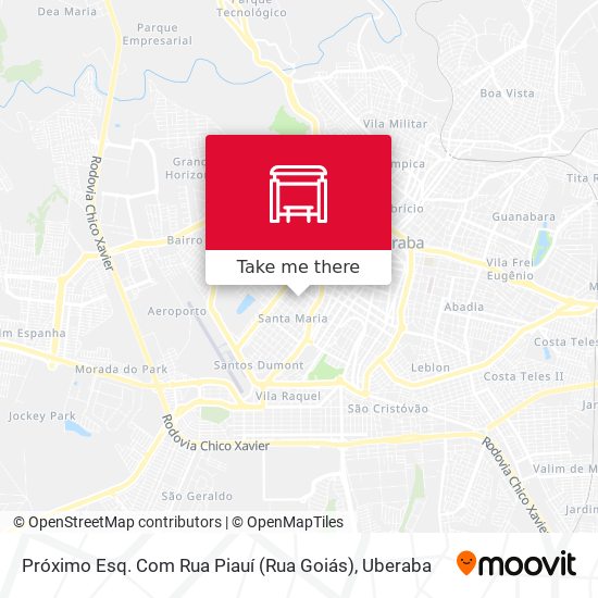 Próximo Esq. Com Rua Piauí (Rua Goiás) map