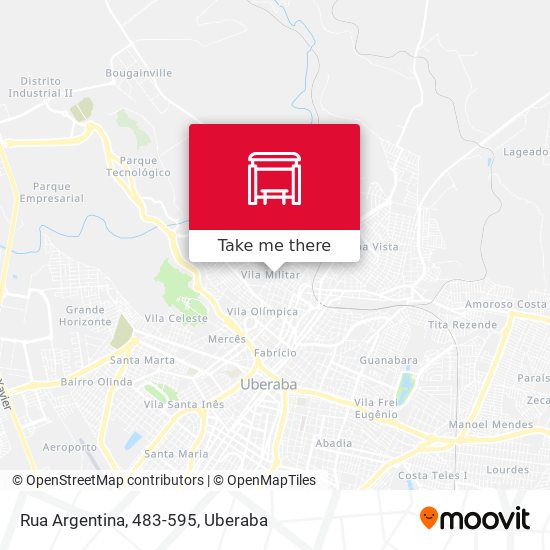 Mapa Rua Argentina, 483-595