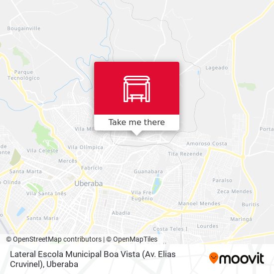 Lateral Escola Municipal Boa Vista (Av. Elias Cruvinel) map