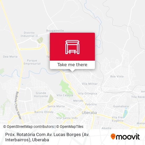 Mapa Próx. Rotatória Com Av. Lucas Borges (Av. Interbairros)