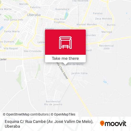Esquina C/ Rua Cambé (Av. José Vallim De Melo) map