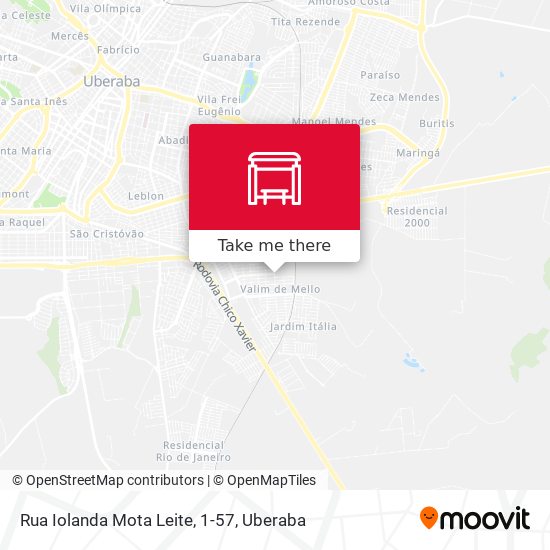Rua Iolanda Mota Leite, 1-57 map