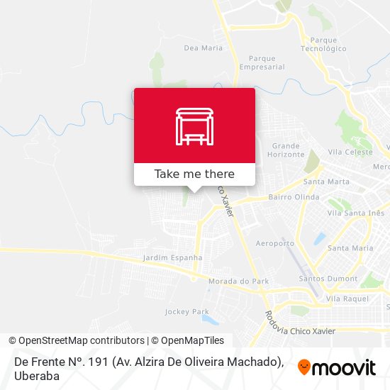 De Frente Nº. 191 (Av. Alzira De Oliveira Machado) map