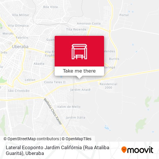 Lateral Ecoponto Jardim Califórnia (Rua Ataliba Guaritá) map