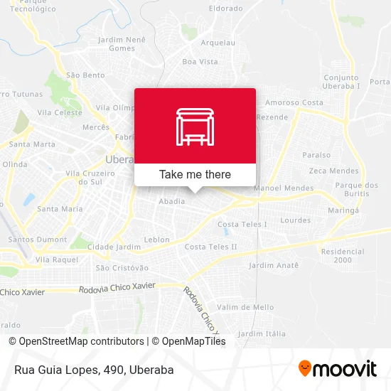 Rua Guia Lopes, 490 map