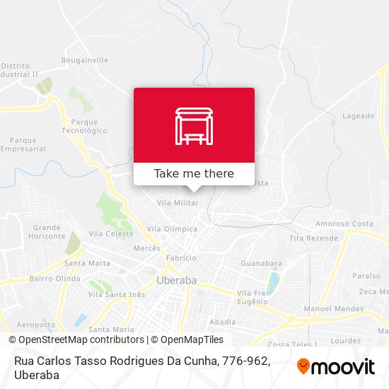 Rua Carlos Tasso Rodrigues Da Cunha, 776-962 map