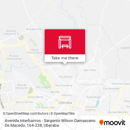 Avenida Interbairros - Sargento Wilson Damasceno De Macedo, 164-238 map