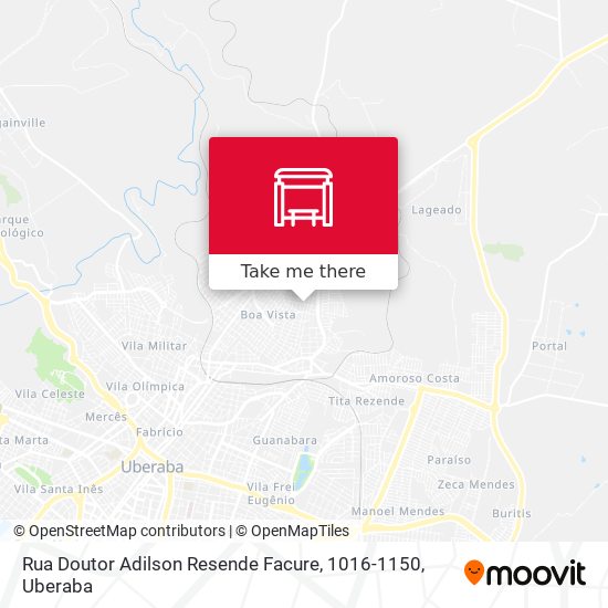 Rua Doutor Adilson Resende Facure, 1016-1150 map