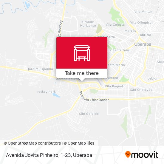 Avenida Jovita Pinheiro, 1-23 map