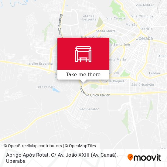 Abrigo Após Rotat. C/ Av. João XXIII (Av. Canaã) map