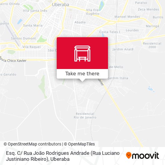 Esq. C/ Rua João Rodrigues Andrade (Rua Luciano Justiniano Ribeiro) map