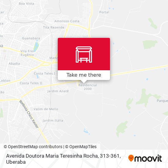 Avenida Doutora Maria Teresinha Rocha, 313-361 map