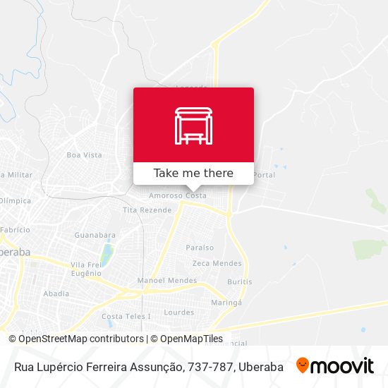 Rua Lupércio Ferreira Assunção, 737-787 map