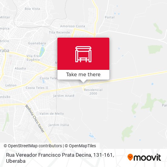 Rua Vereador Francisco Prata Decina, 131-161 map