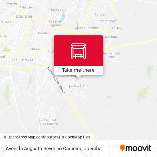 Avenida Augusto Severino Carneiro map