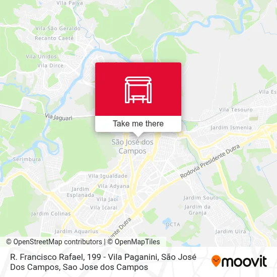 R. Francisco Rafael, 199 - Vila Paganini, São José Dos Campos map