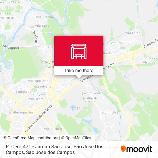 R. Ceci, 471 - Jardim Sao Jose, São José Dos Campos map