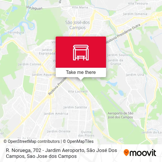 R. Noruega, 702 - Jardim Aeroporto, São José Dos Campos map