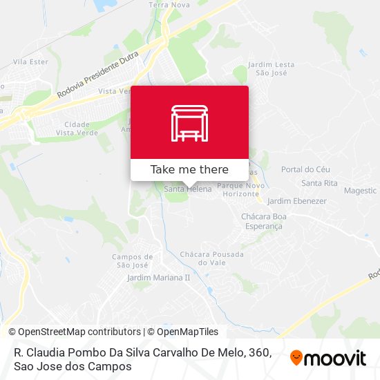 Mapa R. Claudia Pombo Da Silva Carvalho De Melo, 360