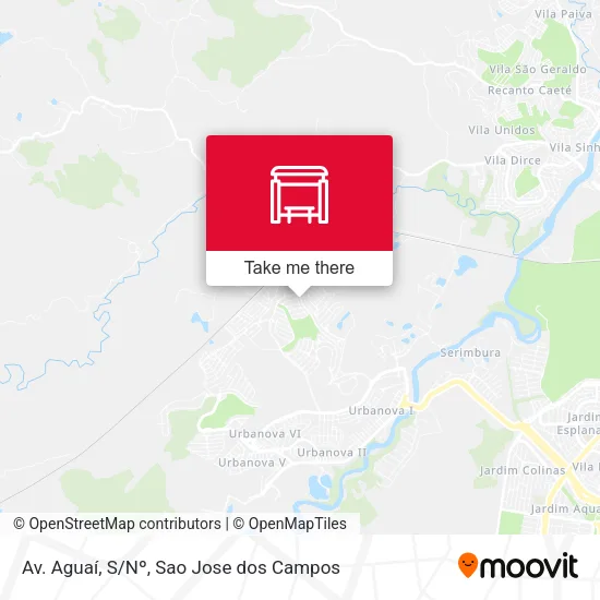 Av. Aguaí, S/Nº map