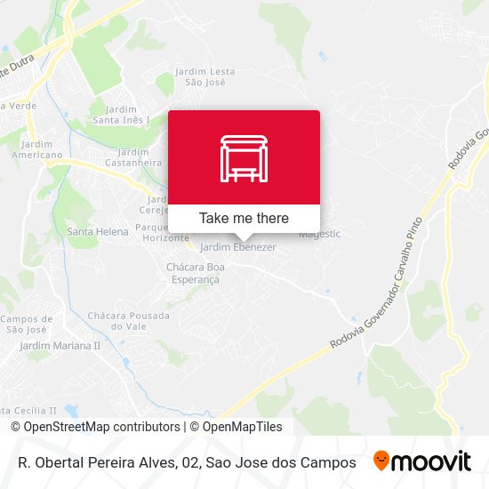 R. Obertal Pereira Alves, 02 map