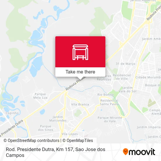 Rod. Presidente Dutra, Km 157 map