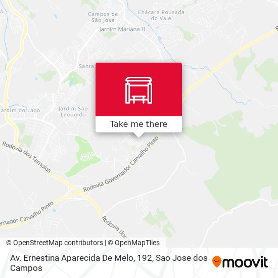 Av. Ernestina Aparecida De Melo, 192 map