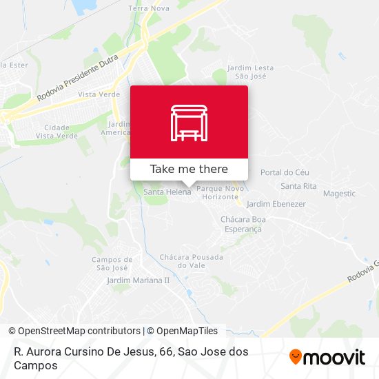 R. Aurora Cursino De Jesus, 66 map