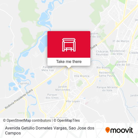 Avenida Getúlio Dorneles Vargas map