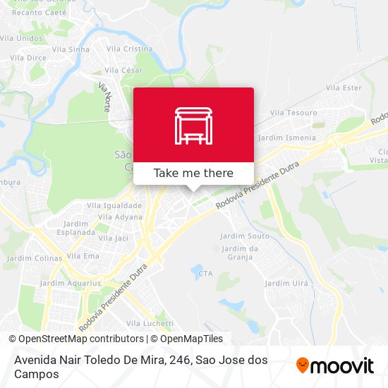 Mapa Avenida Nair Toledo De Mira, 246