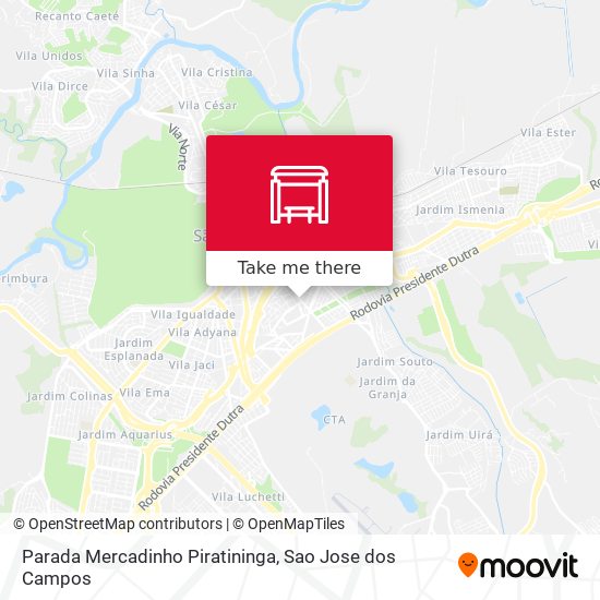 Parada Mercadinho Piratininga map