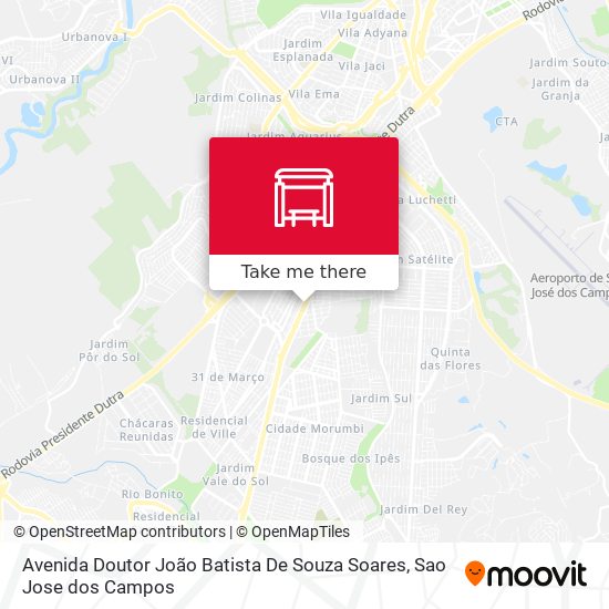 Avenida Doutor João Batista De Souza Soares map