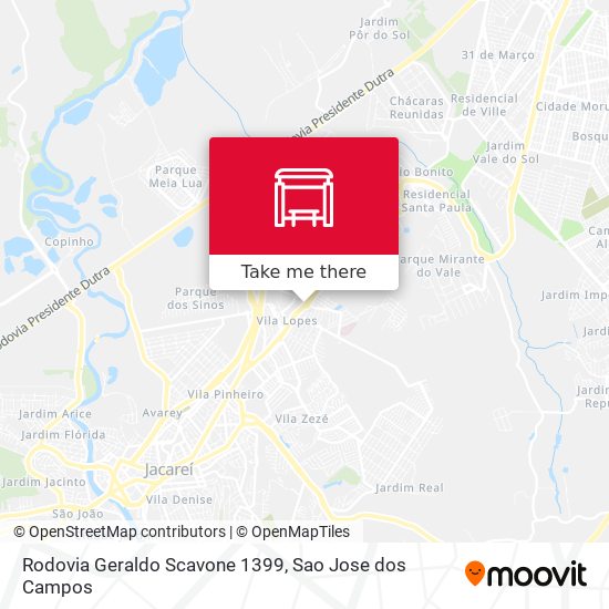 Rodovia Geraldo Scavone 1399 map