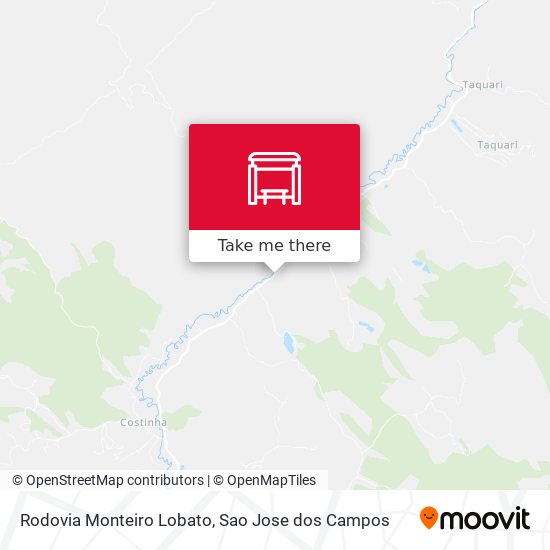 Rodovia Monteiro Lobato map