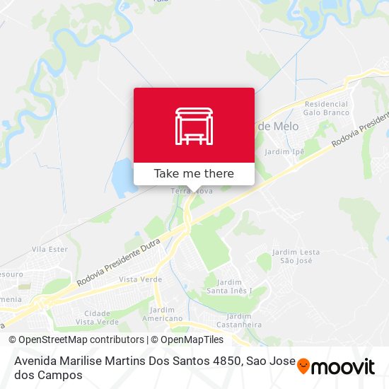 Mapa Avenida Marilise Martins Dos Santos 4850