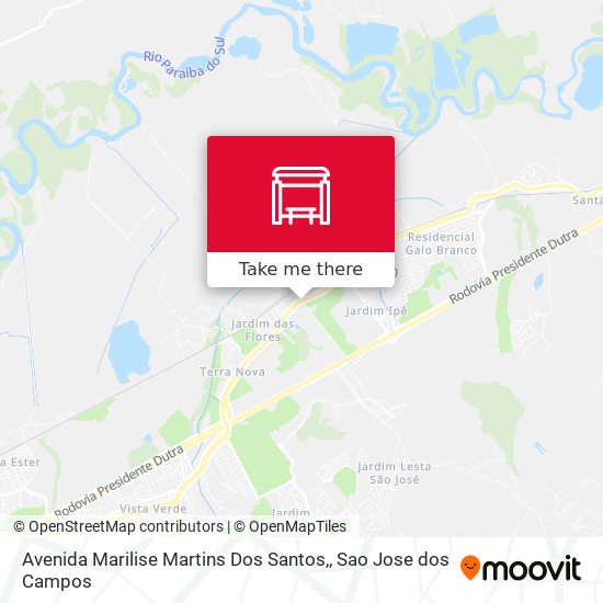 Mapa Avenida Marilise Martins Dos Santos,