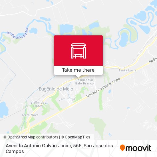 Mapa Avenida Antonio Galvão Júnior, 565