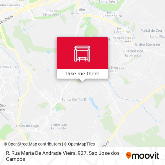 R. Rua Maria De Andrade Vieira, 927 map