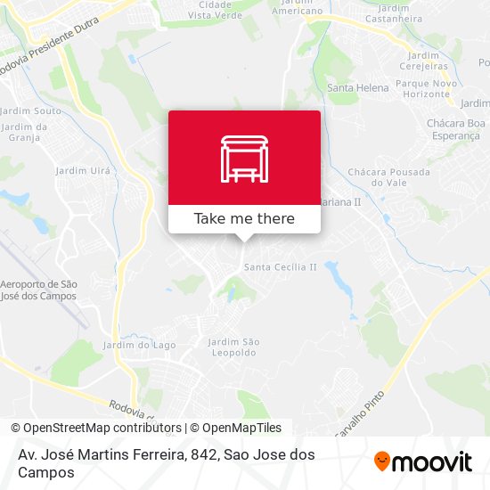 Mapa Av. José Martins Ferreira, 842