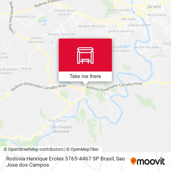 Rodovia Henrique Eroles 3765-4467 SP Brasil map